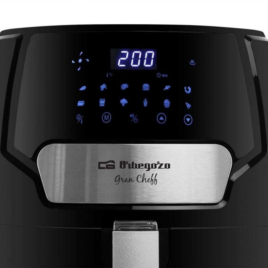 Freidora por Aire Airfryer / Sin Aceite Orbegozo FDR 65/ 1500W/ Capacidad 4L