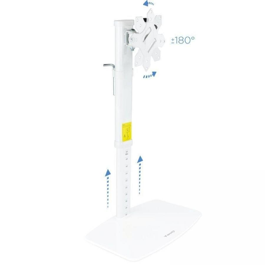 Soporte de Sobremesa para Monitor TooQ DB1127TN-W/ Giratorio/ Inclinable/ hasta 6kg