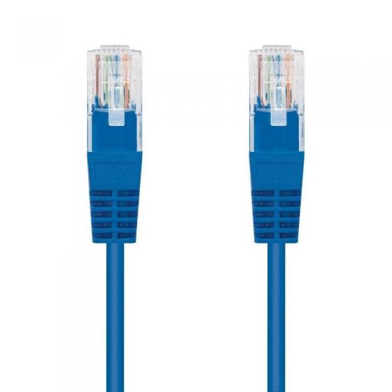 Cable de Red RJ45 UTP Nanocable 10.20.103-BL Cat.5e/ 3m/ Azul