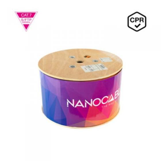Bobina de Cable SFTP PIMF AWG23 Nanocable 10.20.1700-305 Cat.7 305m Naranja