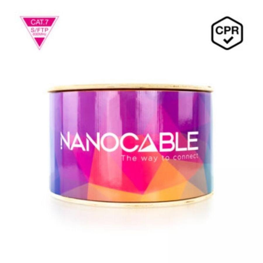 Bobina de Cable SFTP PIMF AWG23 Nanocable 10.20.1700-305 Cat.7/ 305m/ Naranja