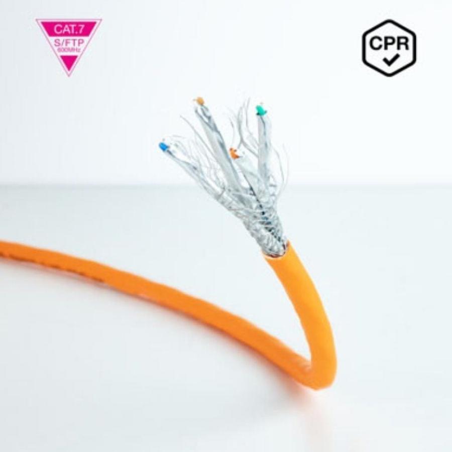 Bobina de Cable SFTP PIMF AWG23 Nanocable 10.20.1700-305 Cat.7/ 305m/ Naranja