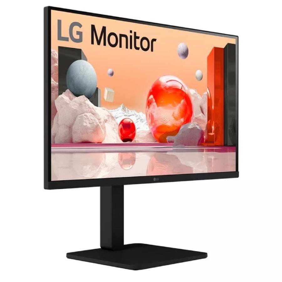 Monitor Profesional LG 24BA560-T 24'/ Full HD/ Multimedia/ Regulable en altura/ Negro