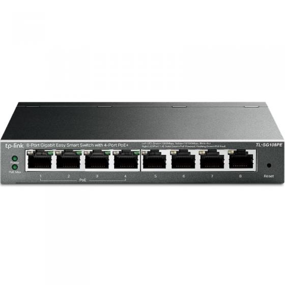 Switch TP-Link TL-SG108PE V2 8 Puertos/ RJ-45 10/100/1000/ PoE