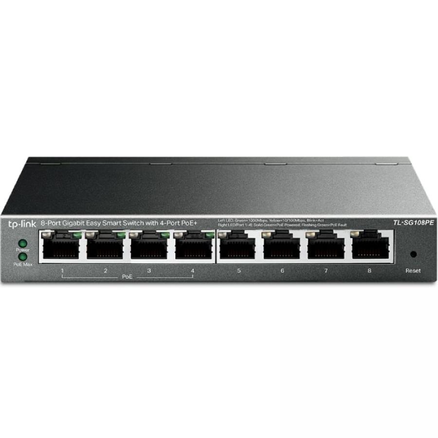 Switch TP-Link TL-SG108PE V2 8 Puertos/ RJ-45 10/100/1000/ PoE