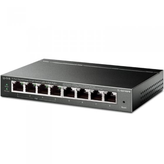 Switch TP-Link TL-SG108PE V2 8 Puertos/ RJ-45 10/100/1000/ PoE