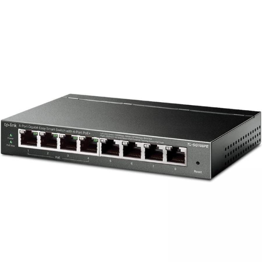 Switch TP-Link TL-SG108PE V2 8 Puertos/ RJ-45 10/100/1000/ PoE