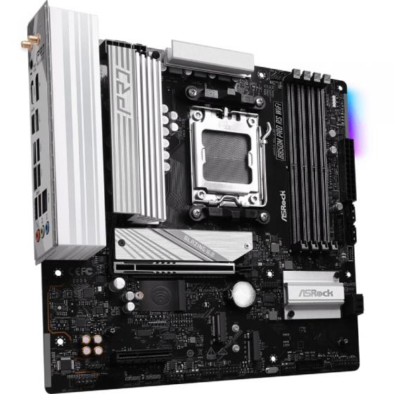 Placa Base Asrock B850M Pro RS WiFi/ DDR5/ PCIe 5.0/ Socket AM5/ Micro ATX