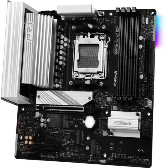 Placa Base Asrock B850M Pro RS WiFi/ DDR5/ PCIe 5.0/ Socket AM5/ Micro ATX