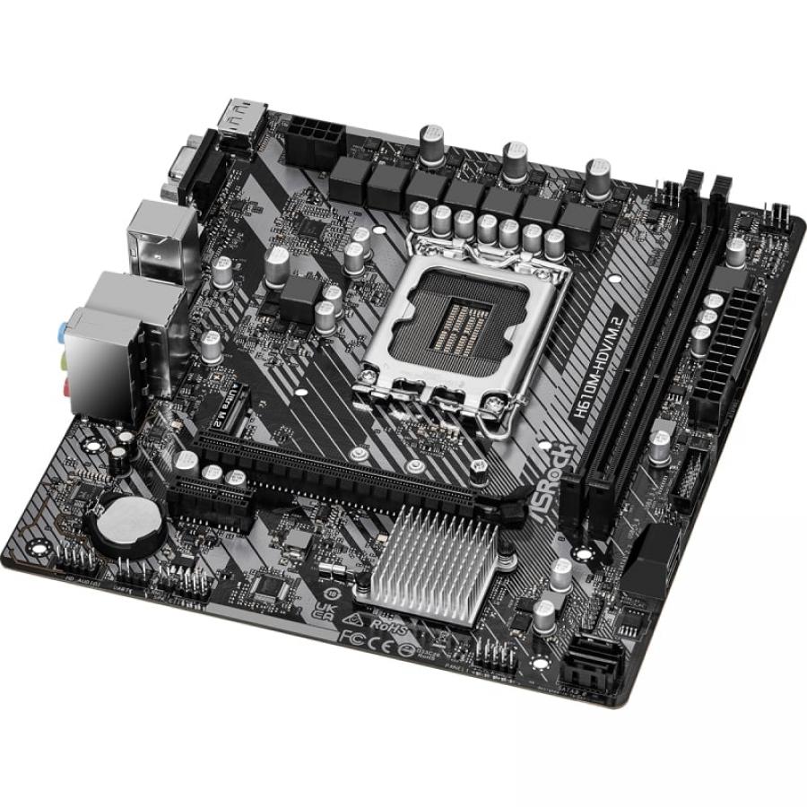 Placa Base Asrock H610M-HDV M2 R2 Socket 1700/ DDR4/ PCIe 4.0/ Micro ATX