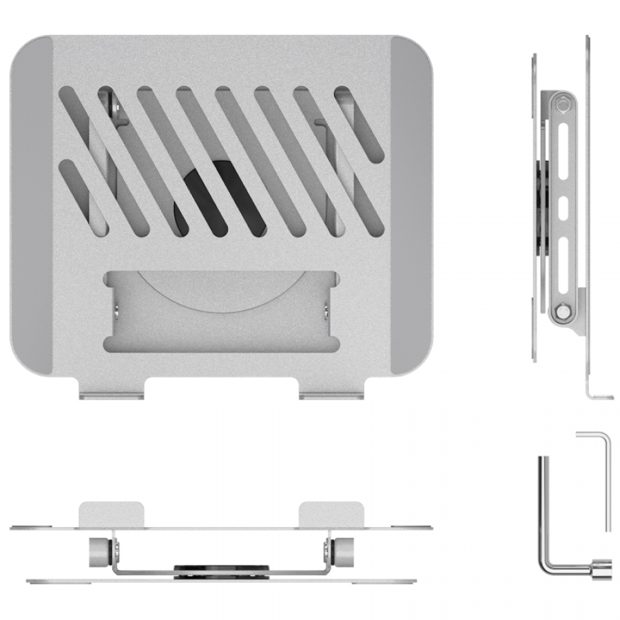 Soporte de Sobremesa Aisens LP5SXL-489 para Portátil de 10-17'/ hasta 3kg