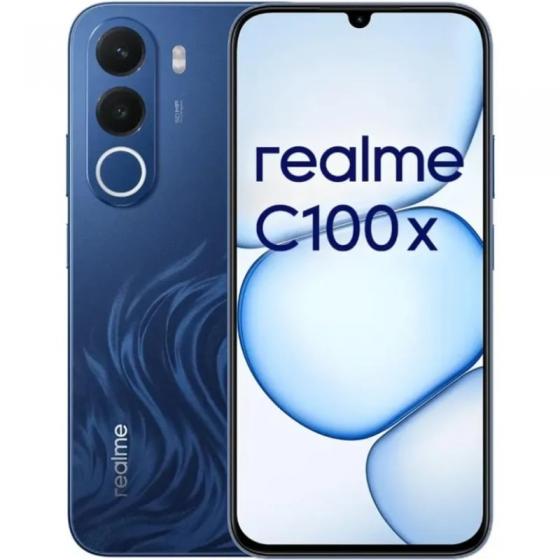Smartphone Realme C100x 4GB/ 256GB/ 6.8'/ Azul