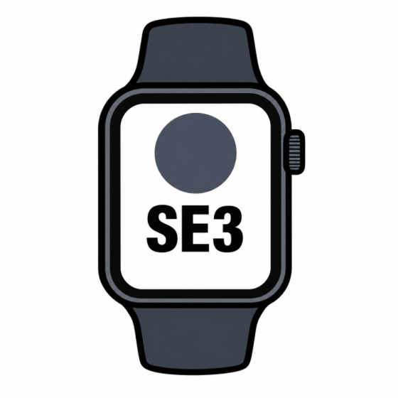 Apple Watch SE3/ GPS/ 40mm/ Caja de Aluminio Medianoche/ Correa Deportiva Azul Marino M/L