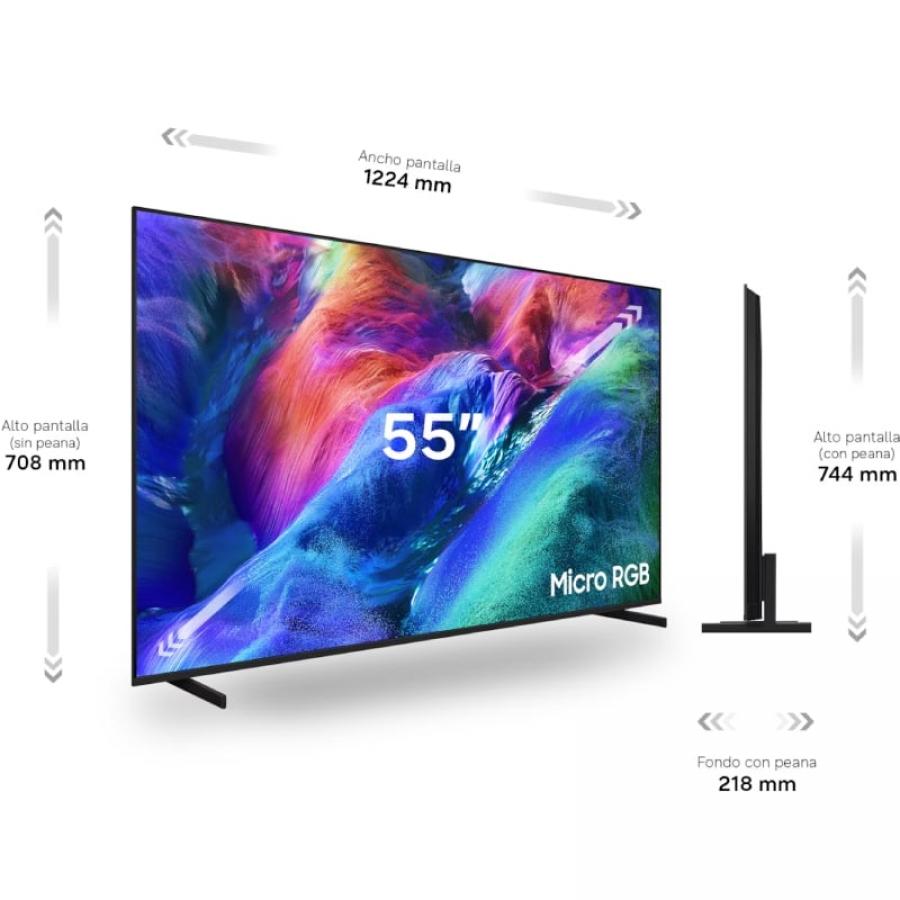 Televisor Samsung Micro RGB Vision AI R85H TMR55R85HAU 55'/ Ultra HD 4K/ Smart TV/ WiFi