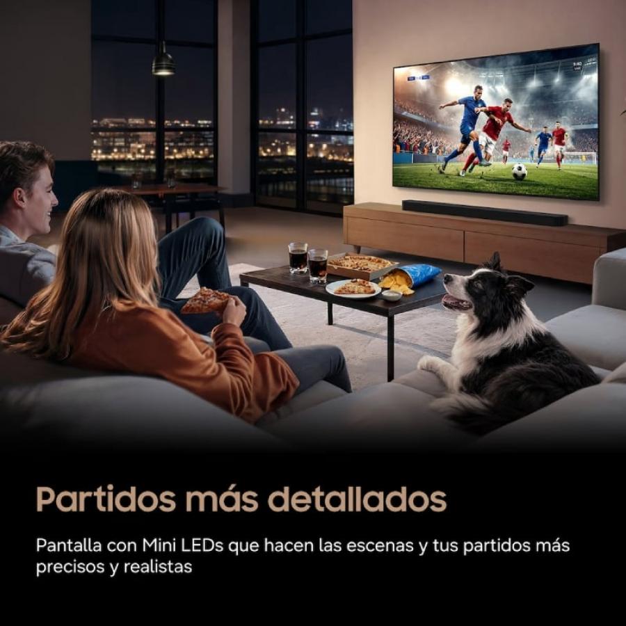Televisor Samsung Mini LED M72H 43'/ Ultra HD 4K/ Smart TV/ WiFi