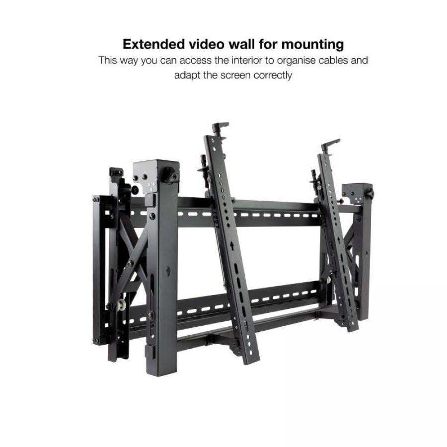 Soporte de Pared para Videowall Inclinable Tooq TQVW4570T para TV de 45-70'/ hasta 70kg
