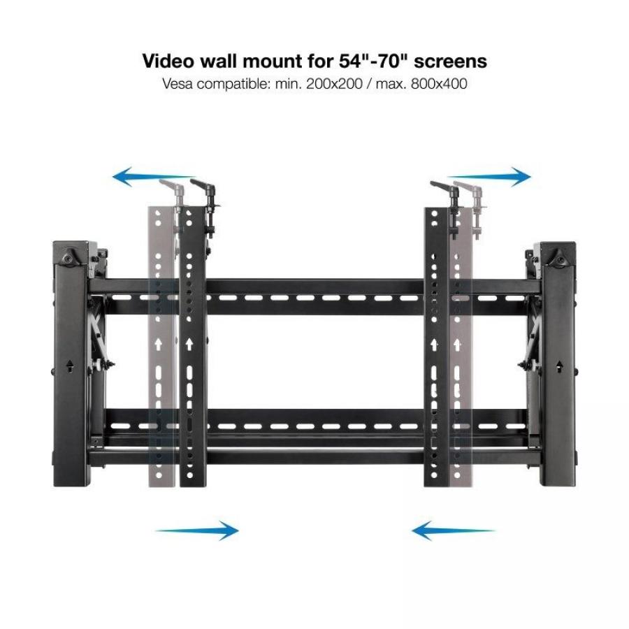 Soporte de Pared para Videowall Inclinable Tooq TQVW5470T para TV de 54-70'/ hasta 70kg