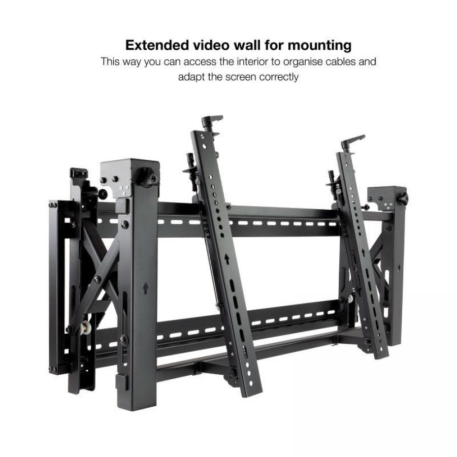 Soporte de Pared para Videowall Inclinable Tooq TQVW5470T para TV de 54-70'/ hasta 70kg