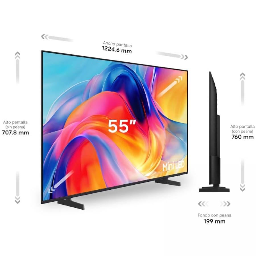 Televisor Samsung TU55M70HAU 55'/ Ultra HD 4K/ Smart TV/ WiFi