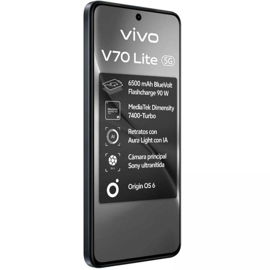 Smartphone Vivo V70 Lite 6GB/ 128GB/ 6.77'/ 5G/ Negro