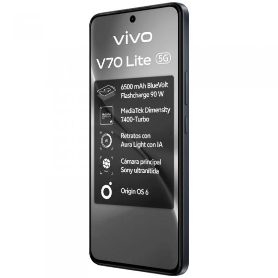 Smartphone Vivo V70 Lite 6GB/ 128GB/ 6.77'/ 5G/ Negro