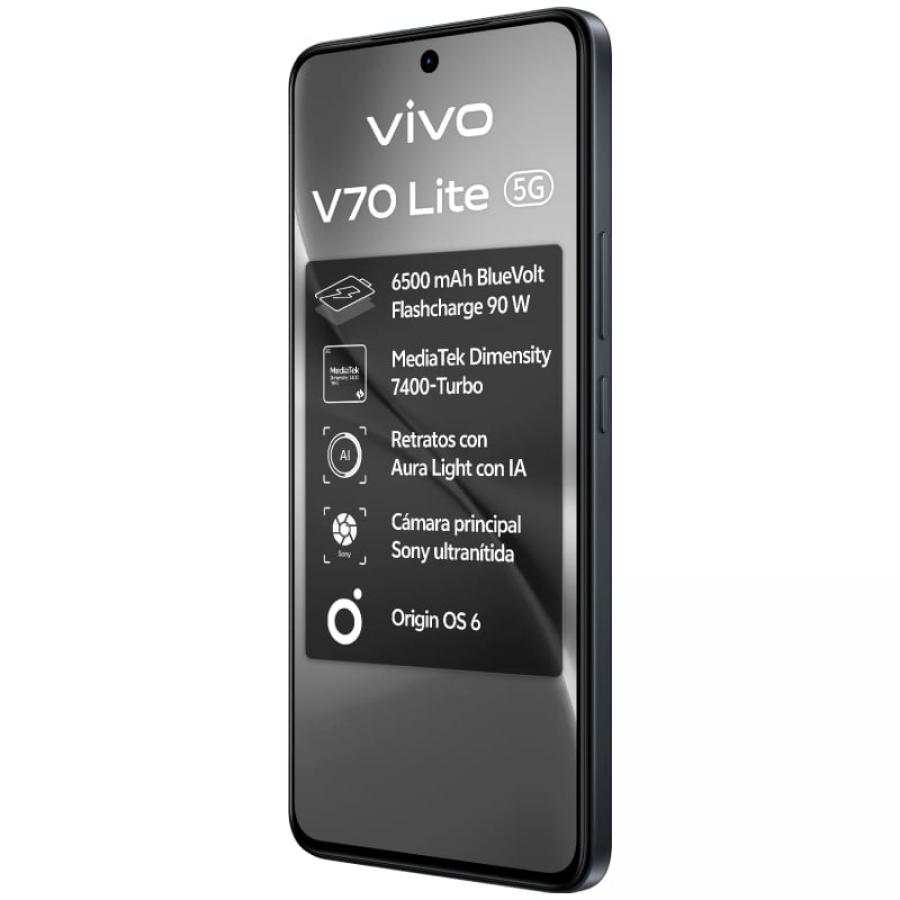 Smartphone Vivo V70 Lite 6GB/ 128GB/ 6.77'/ 5G/ Negro