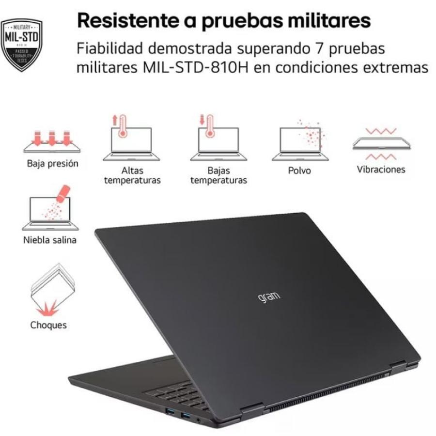 Portátil LG Gram 16Z90TL-V.AZ85BN Intel Core Ultra 7-258V/ 32GB/ 512GB SSD/ 16'/ Win11 Pro