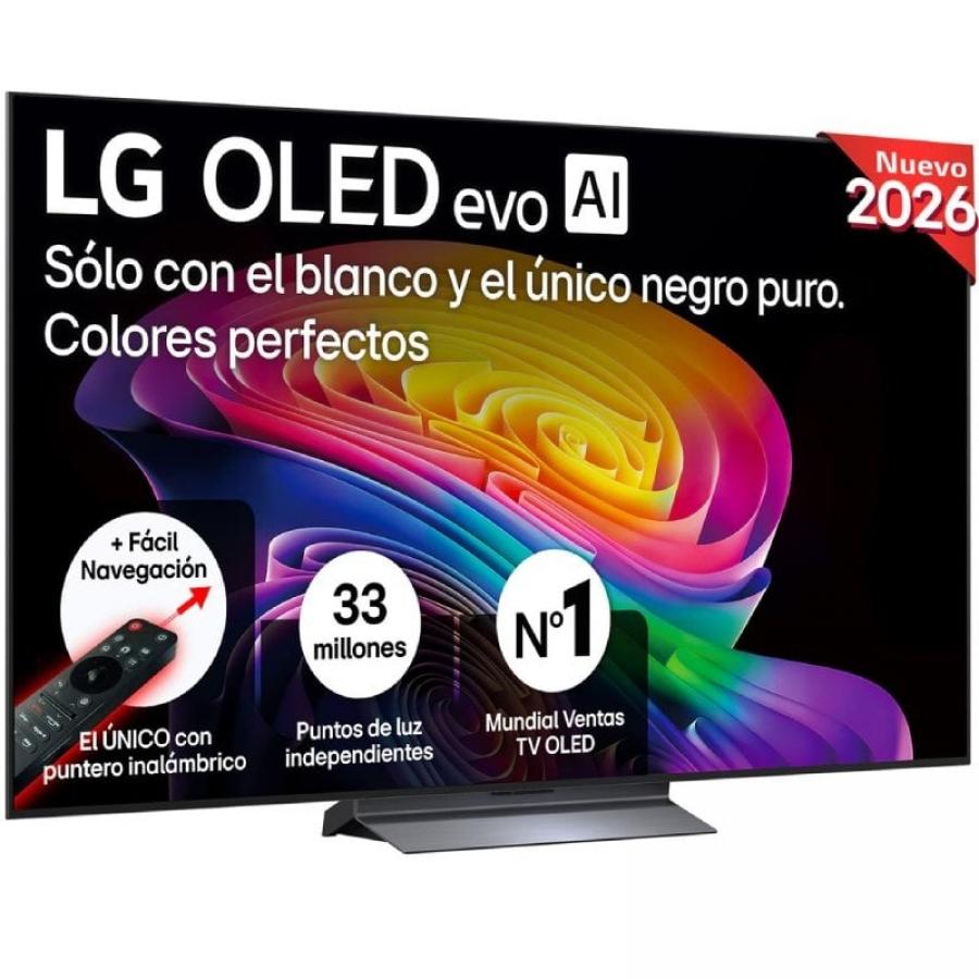 Televisor LG OLED evo AI C6 OLED77C66LB 77'/ Ultra HD 4K/ Smart TV/ WiFi