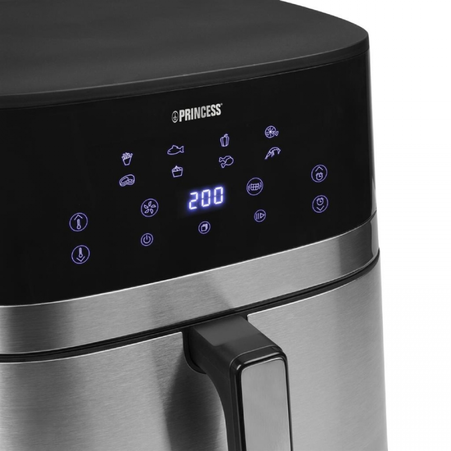 Freidora por Aire Airfryer / Sin Aceite Princess DualHeat 182474/ 2300W/ Capacidad 7L