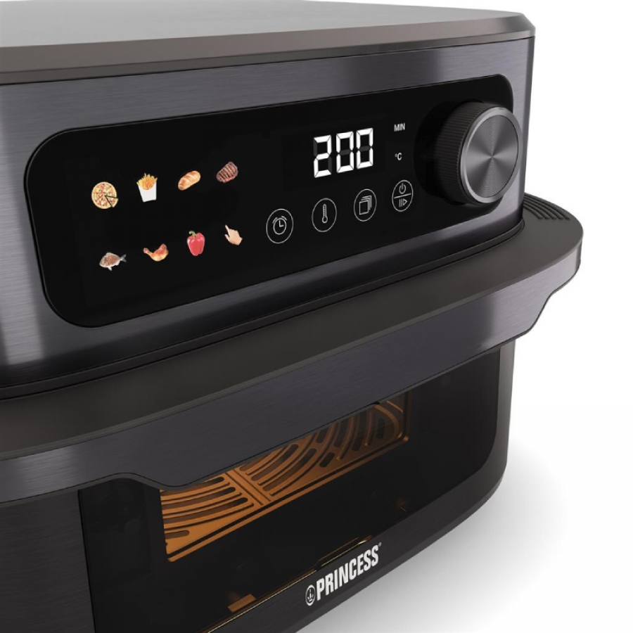 Freidora por Aire Airfryer / Sin Aceite Princess MaxiCrisp 182480/ 1700W/ Capacidad 10L