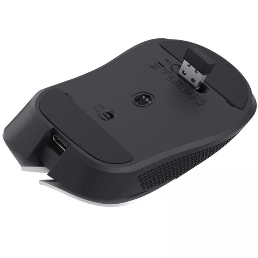 Ratón Gaming Inalámbrico Trust Gaming GXT 923W YBAR/ Batería recargable/ Hasta 7200 DPI/ Blanco