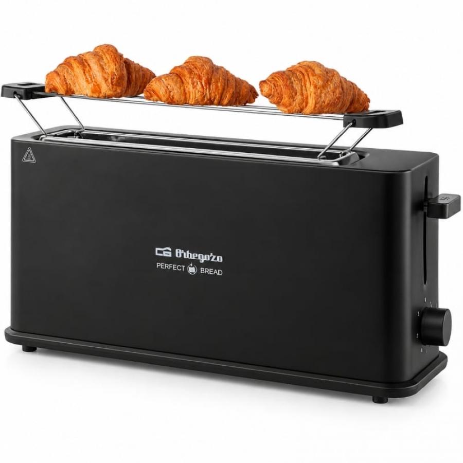 Tostador Orbegozo TO 4114/ 850W/ Negro