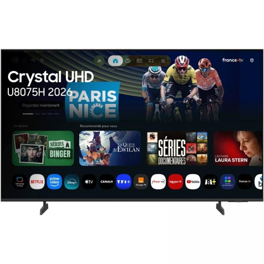 Televisor Samsung Crystal 4K AI U8075H 50'/ Ultra HD 4K/ Smart TV/ WiFi