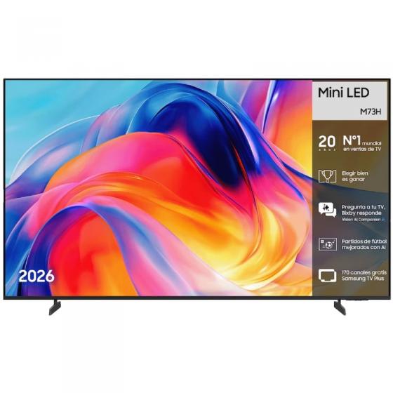 Televisor Samsung Mini LED M73H 75'/ Ultra HD 4K/ Smart TV/ WiFi
