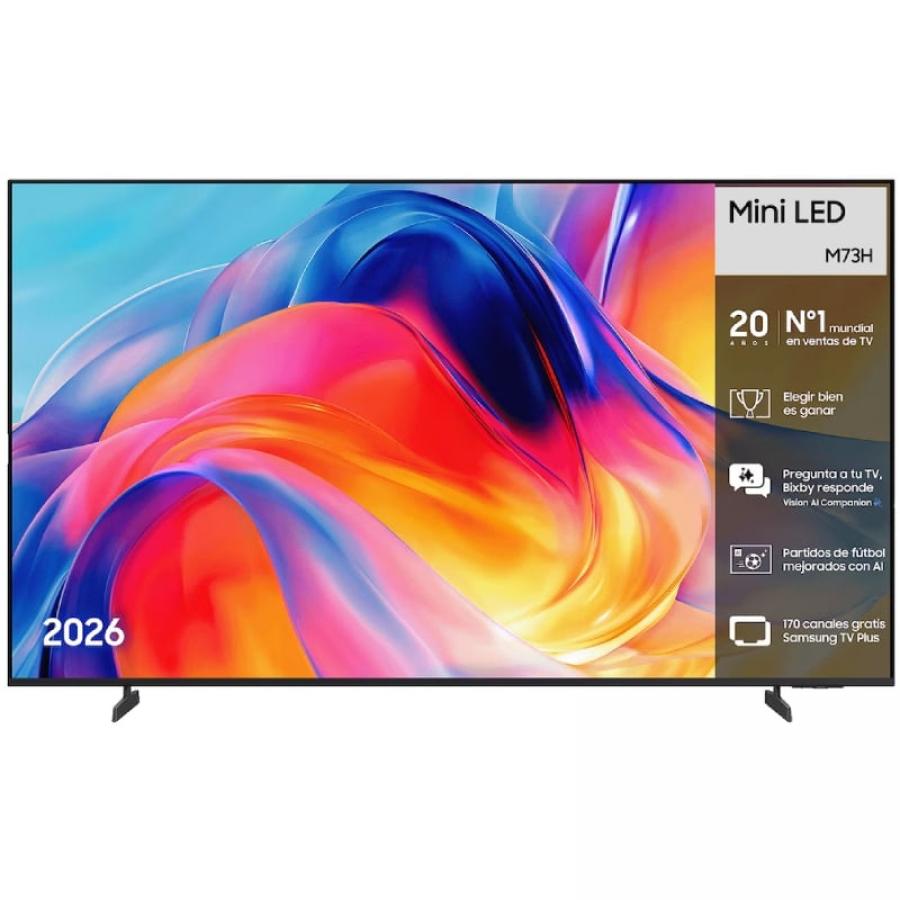 Televisor Samsung Mini LED M73H 75'/ Ultra HD 4K/ Smart TV/ WiFi
