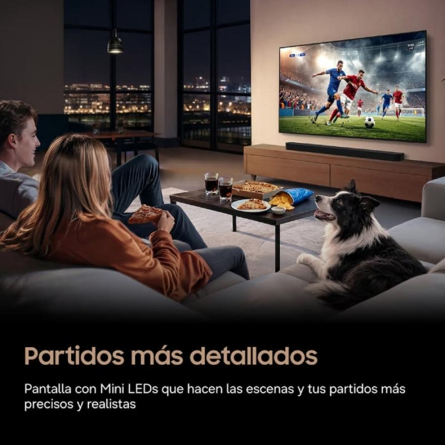 Televisor Samsung Mini LED M73H 75'/ Ultra HD 4K/ Smart TV/ WiFi