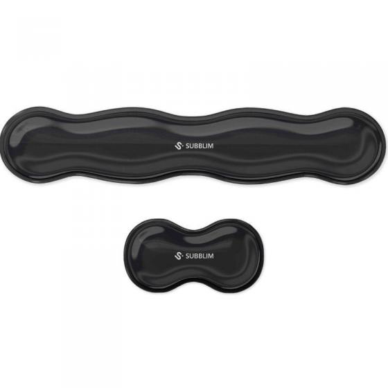 Pack de 2 Reposamuñecas Subblim Ergo Crystal Flex