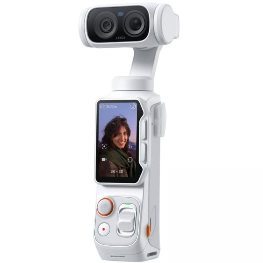 Cámara Digital Deportiva Insta360 Luna Ultra Pack Creador/ 8K/ Ángulo de visión 360º/ Blanca