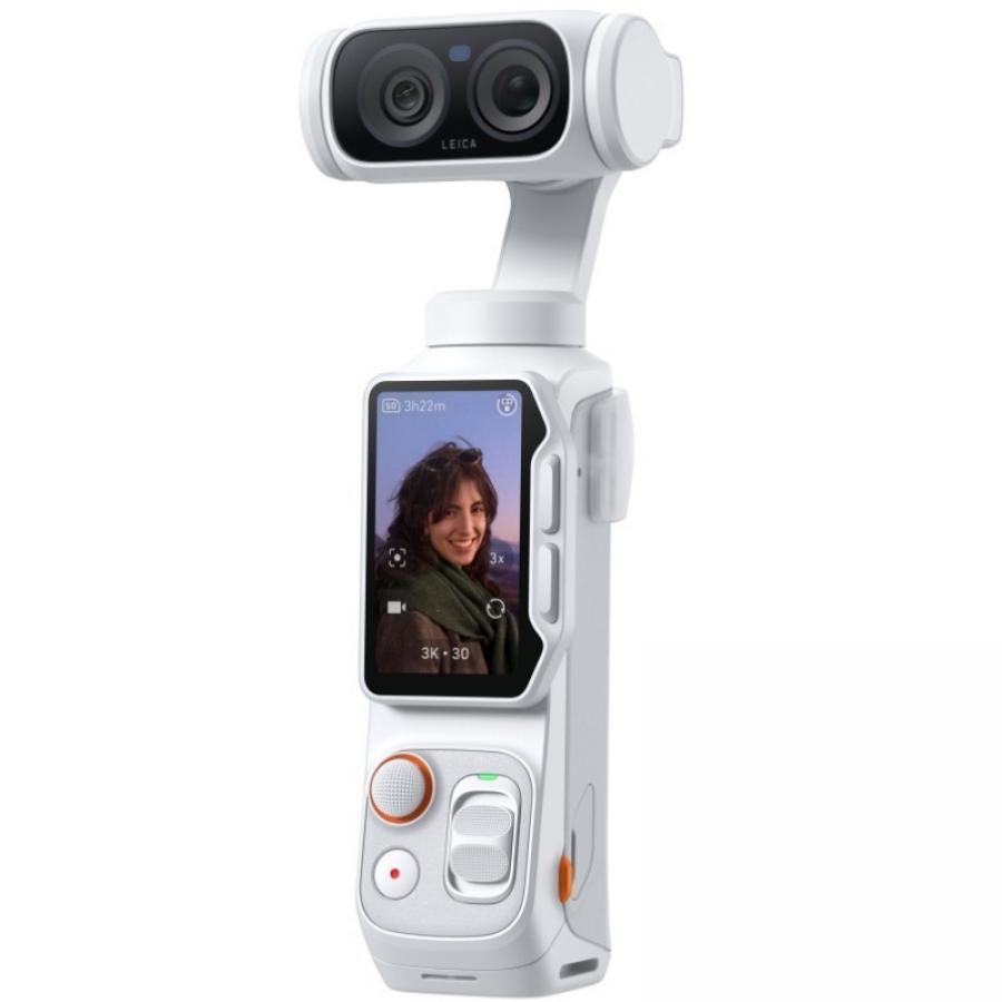 Cámara Digital Deportiva Insta360 Luna Ultra Pack Standard/ 8K/ Ángulo de visión 360º/ Blanca