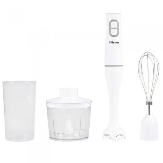 Batidora de mano Tristar MX-4851/ 350W/ Incluye Batidor, Picadora y Vaso Medidor