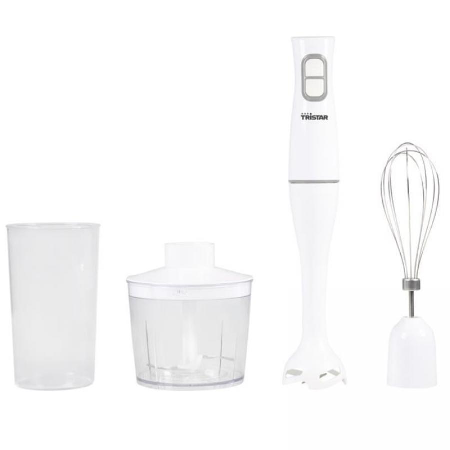 Batidora de mano Tristar MX-4851/ 350W/ Incluye Batidor, Picadora y Vaso Medidor