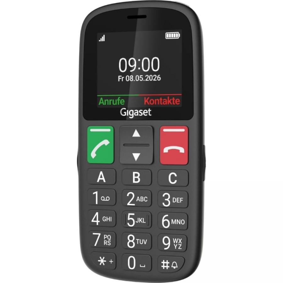 Teléfono Móvil Gigaset GL30 para Personas Mayores/ 4G/ Negro