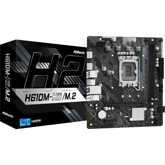 Placa Base Asrock H610M-H2/M.2 Socket 1700/ DDR4/ PCIe 4.0/ Micro ATX