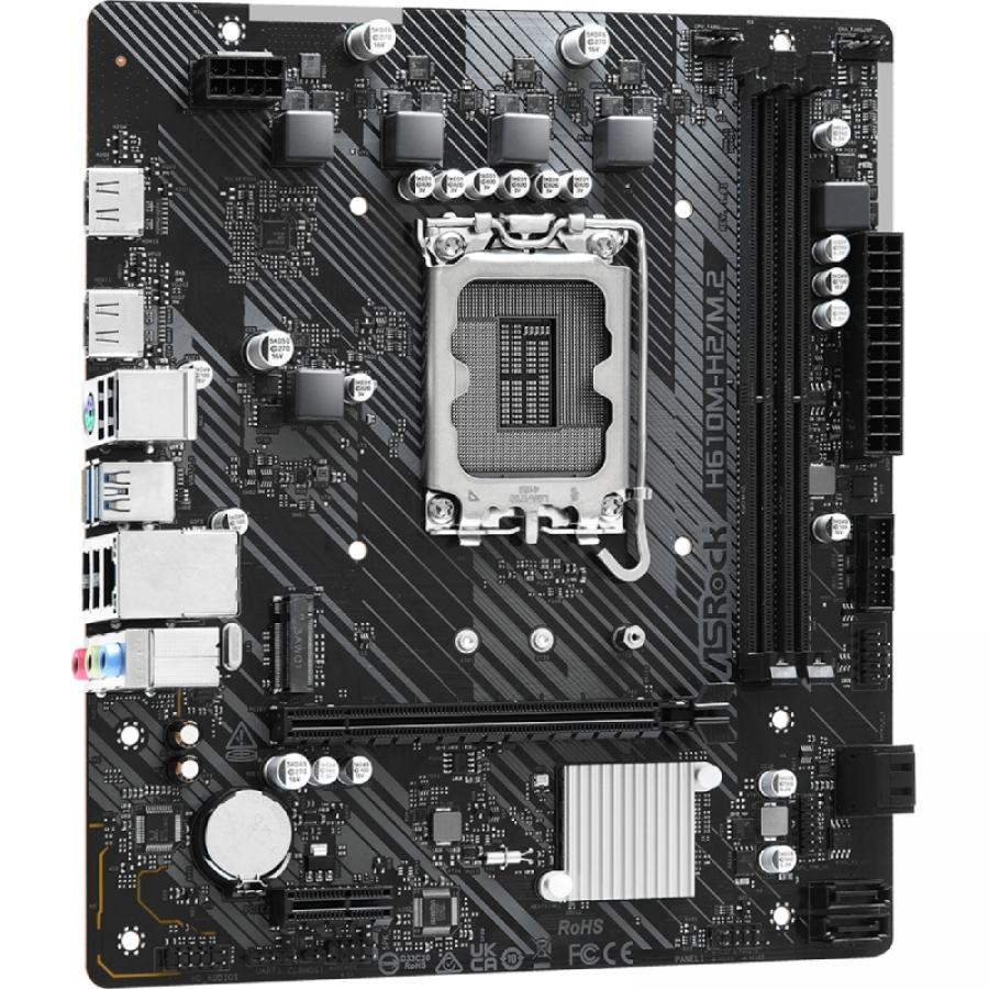 Placa Base Asrock H610M-H2/M.2 Socket 1700/ DDR4/ PCIe 4.0/ Micro ATX