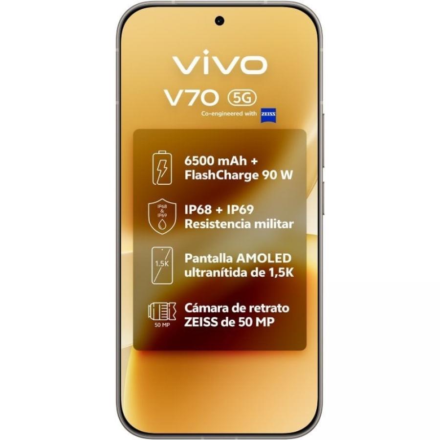 Smartphone Vivo V70 8GB/ 256GB/ 6.59'/ 5G/ Gris