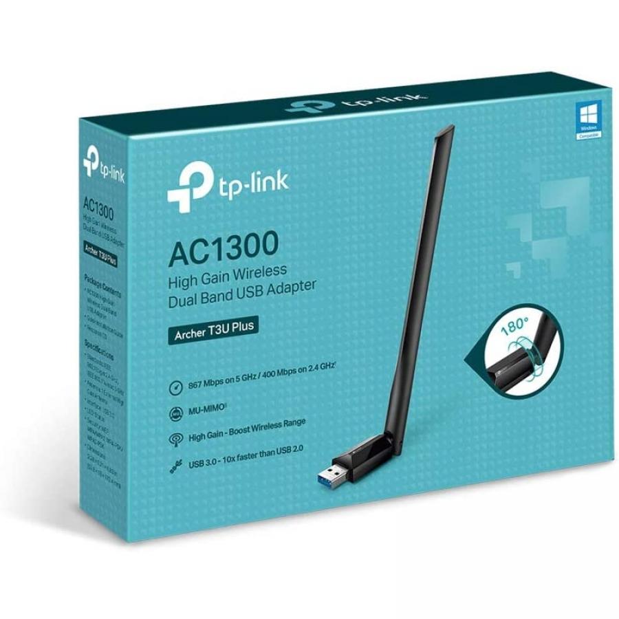 Adaptador USB - WiFi TP-Link Archer T3U Plus/ 867Mbps
