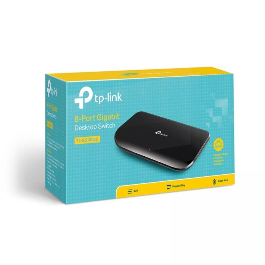 Switch TP-Link TL-SG1008D 8 Puertos/ RJ-45 10/100/1000