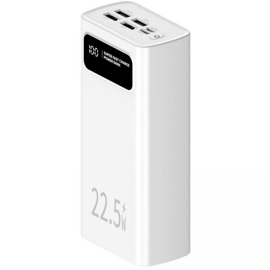 Powerbank 30000mAh Leotec LEPOW30W22W/ 22.5W/ Blanca