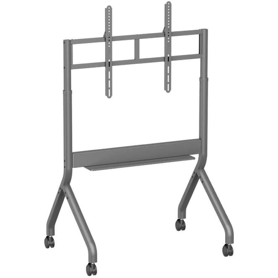 Soporte de Suelo Motorizado/ Inclinable/ Giratorio con Ruedas y Manivela Aisens FTF90E-467 para TV 55-90'/ hasta 90kg