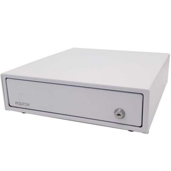 Pack para TPV Approx appPOSPACK3380WH-2D/ Cajón Portamonedas + Impresora Térmica de Tickets + Lector de Códigos + Rollos Térmico